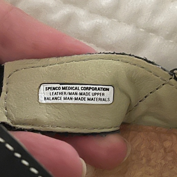 Spenco Women's Sandals Size 9 Black Leather Strappy Arch Support Comfort - Picture 13 of 13